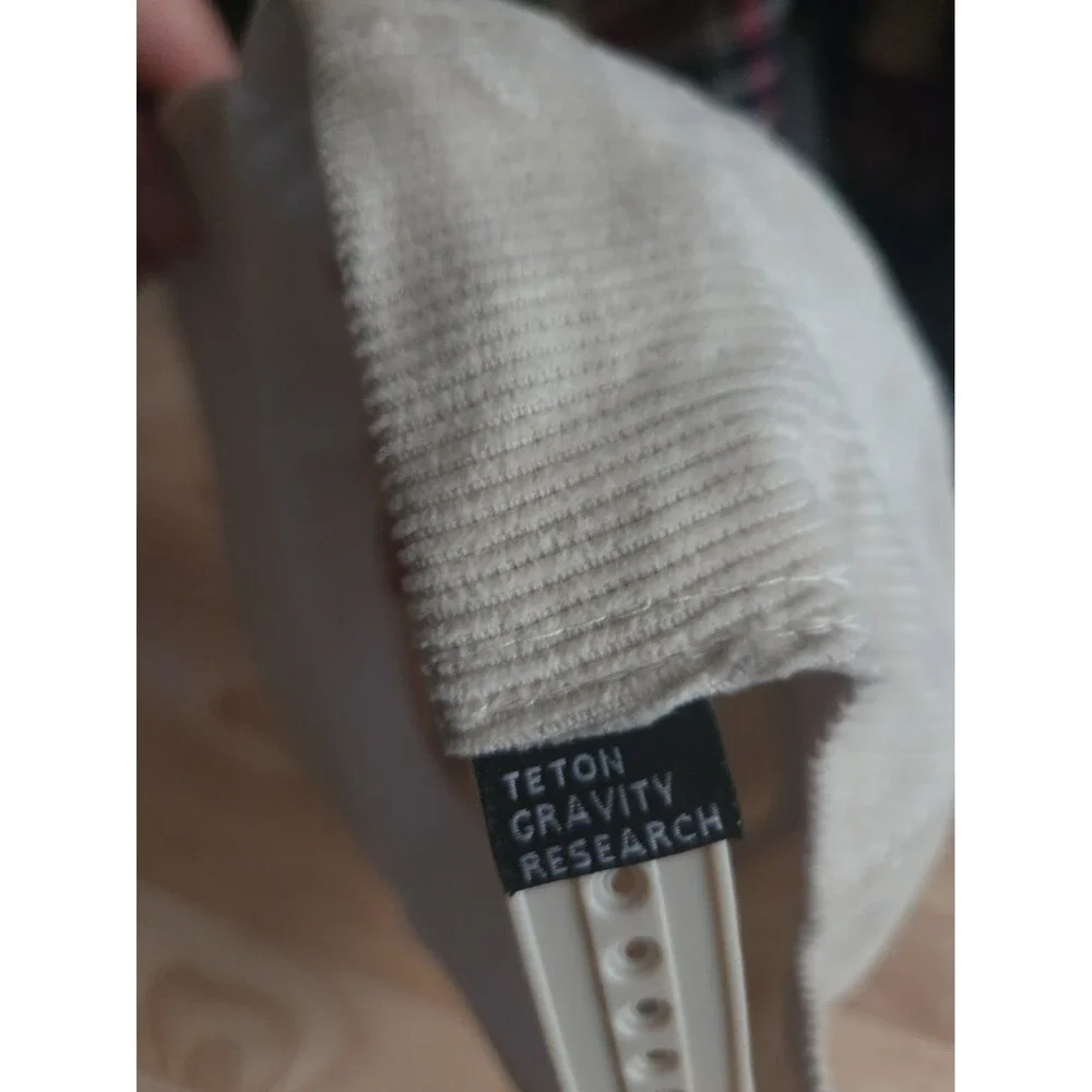 Futurebirds Teton Gravity Research Cream Corduroy Snapback Baseball Cap Hat